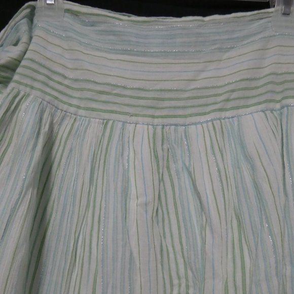 JESIRE size 36, 160/68A, striped lined skirt, side zip and tie - Picture 12 of 16